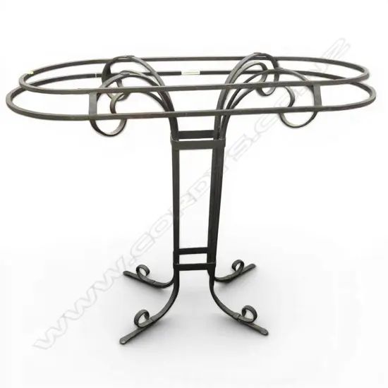 WROUGHT IRON HIGH TABLE, H.1260mm