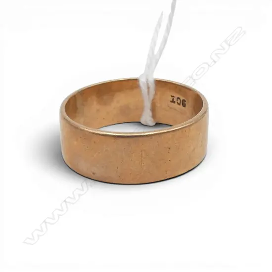 9CT ROSE GOLD WEDDER RING, 5gms SIZE O