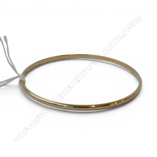 9CT GOLD BANGLE 9.1GMS