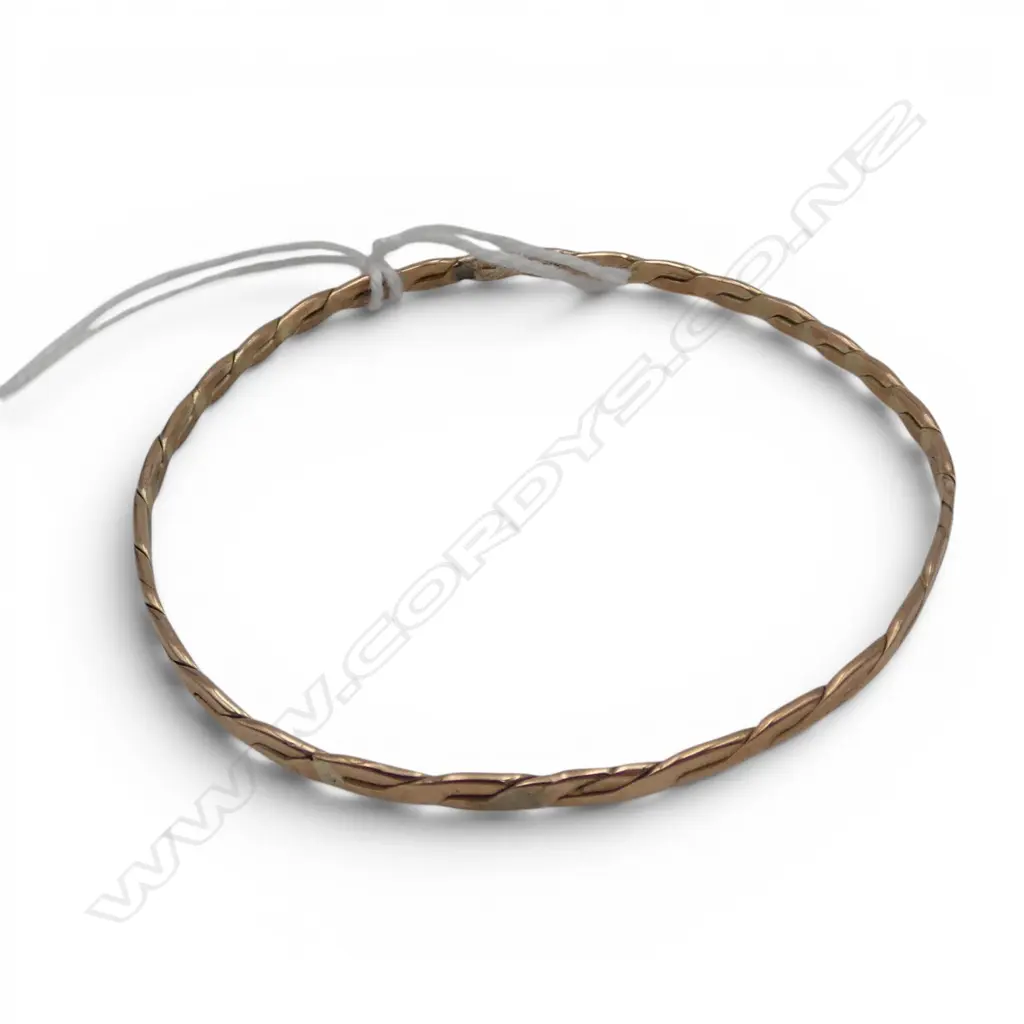 9ct SML BANGLE, 4.63gm Image 1++
