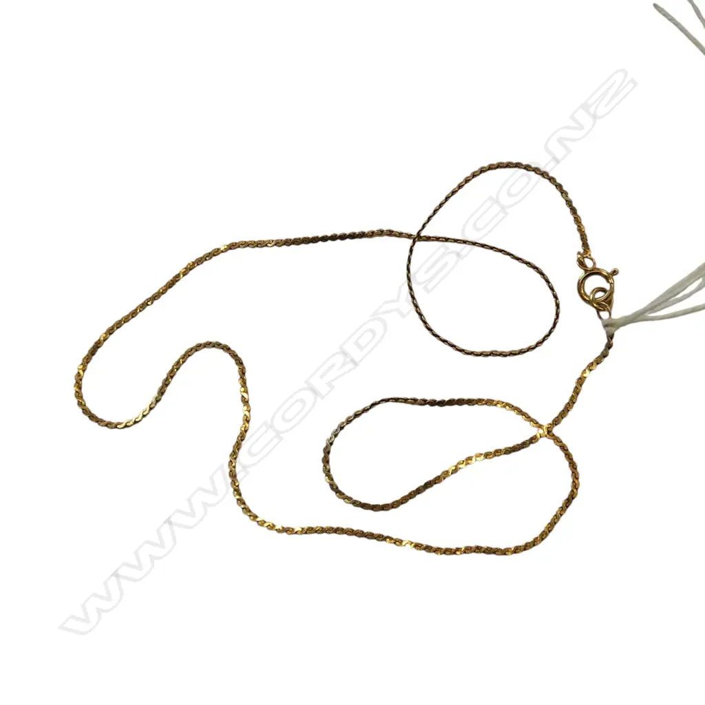 9CT CHAIN L.480mm 4.2gms Image 1++