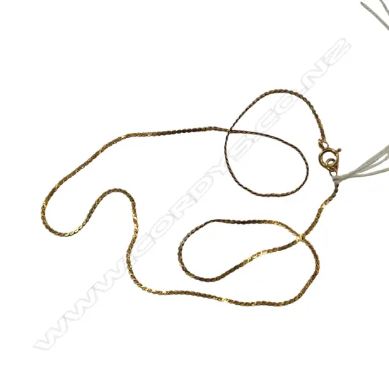 9CT CHAIN L.480mm 4.2gms