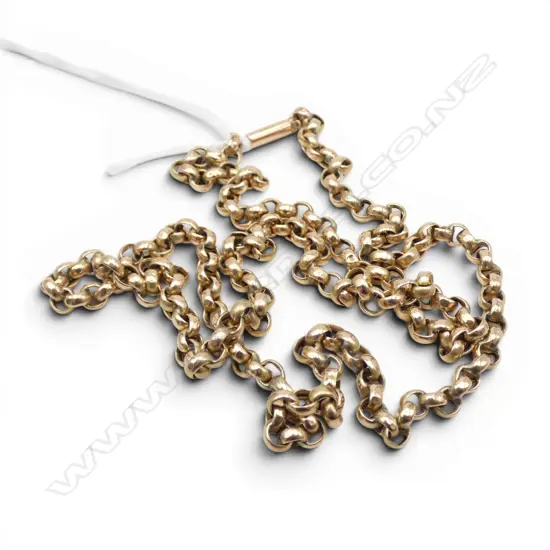 VINTAGE 9CT ROSE GOLD CHAIN L.540mm 7.6gms