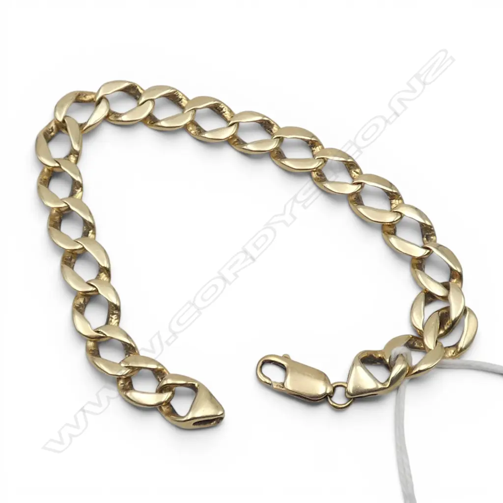 9CT GOLD BRACELET L.200mm 18.1gms Image 1++