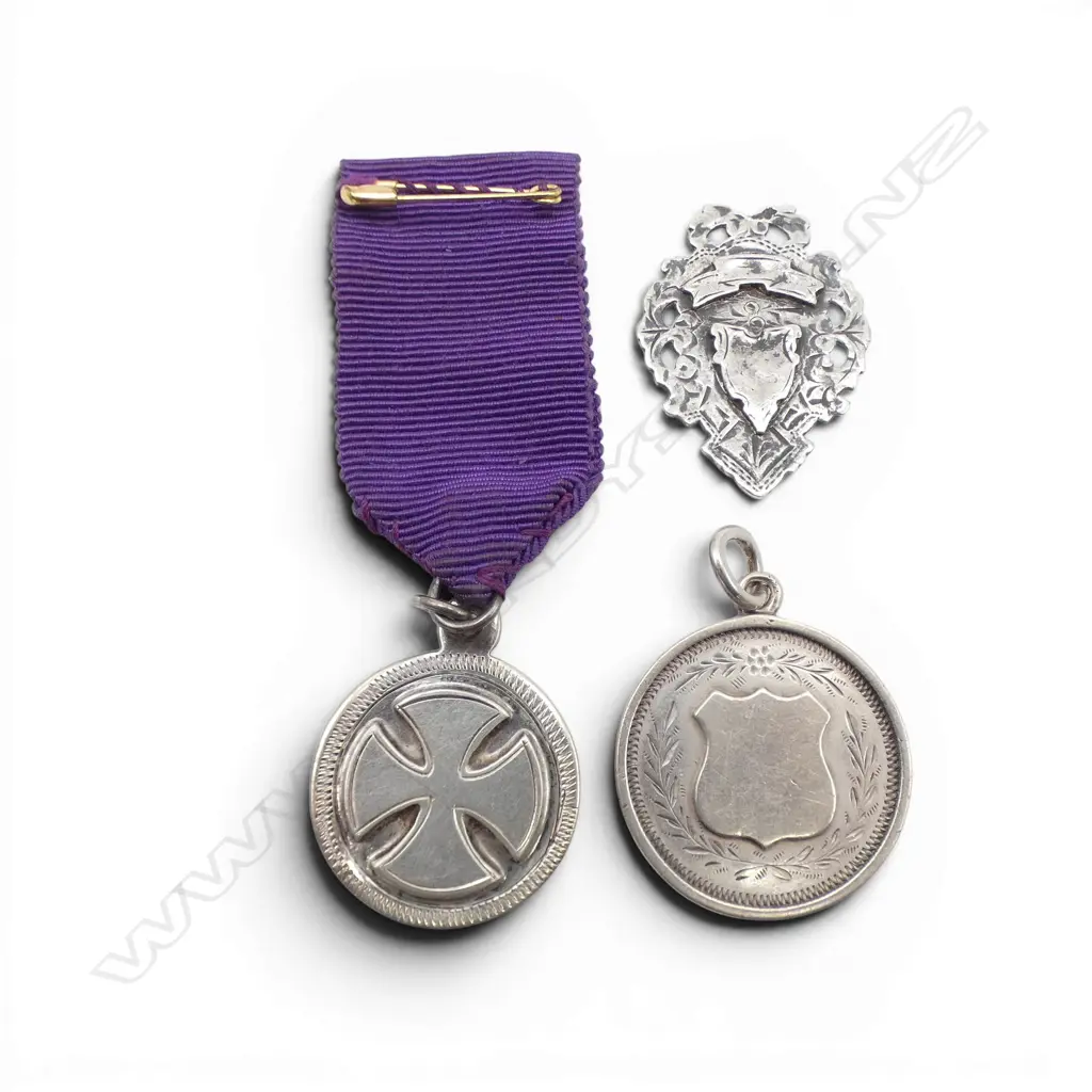 3 S/SILVER MEDALIONS DUBLIN 1955 BIRMINGHAM 1904 & 1912 23.3GMS Image 1++