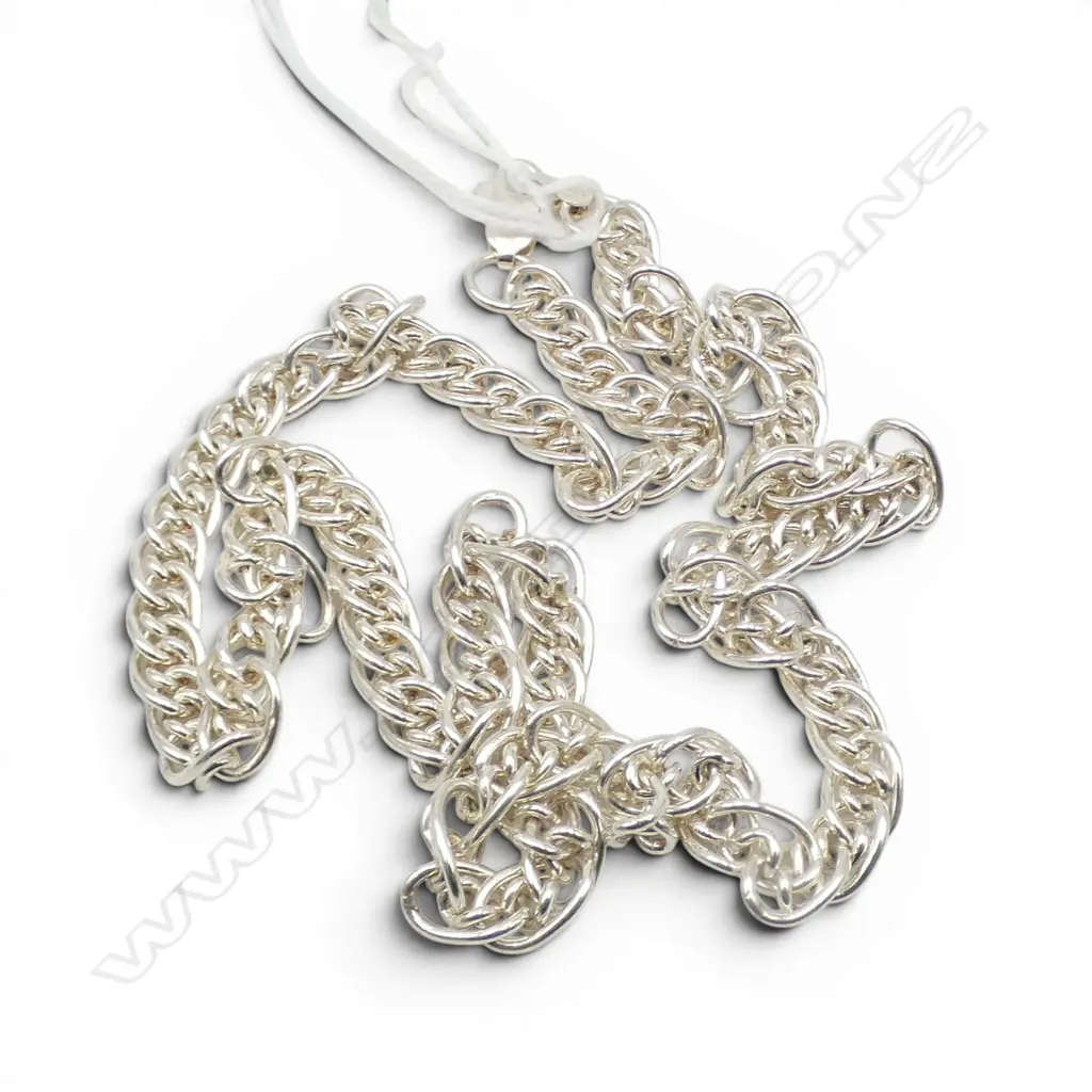 925 SILVER CHAIN NECKLACE 26.8GMS 450MM LONG Image 1++