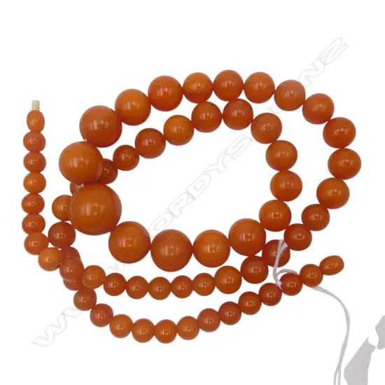 AMBER STYLE NECKLACE L.730mm