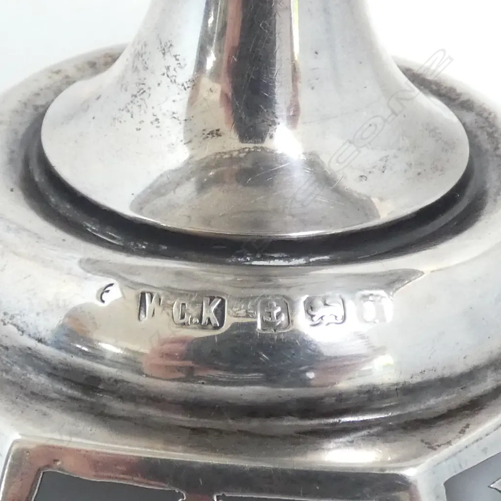 Birmingham 1905 STG SILVER TAZZA 217gms Image 1++