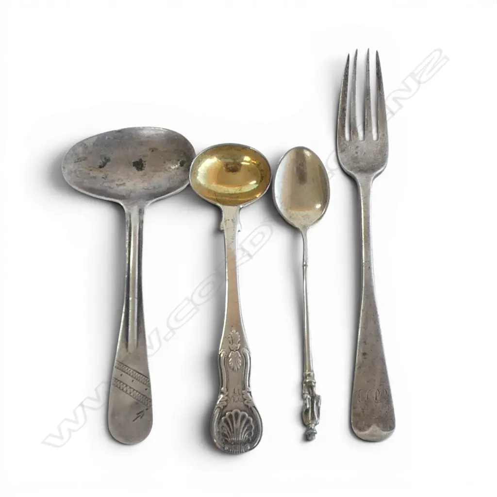 4 PCES STG SILVER, 62gms Image 1++
