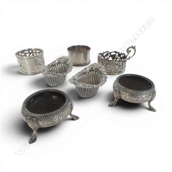 7 PCES STG SILVER, 133gms
