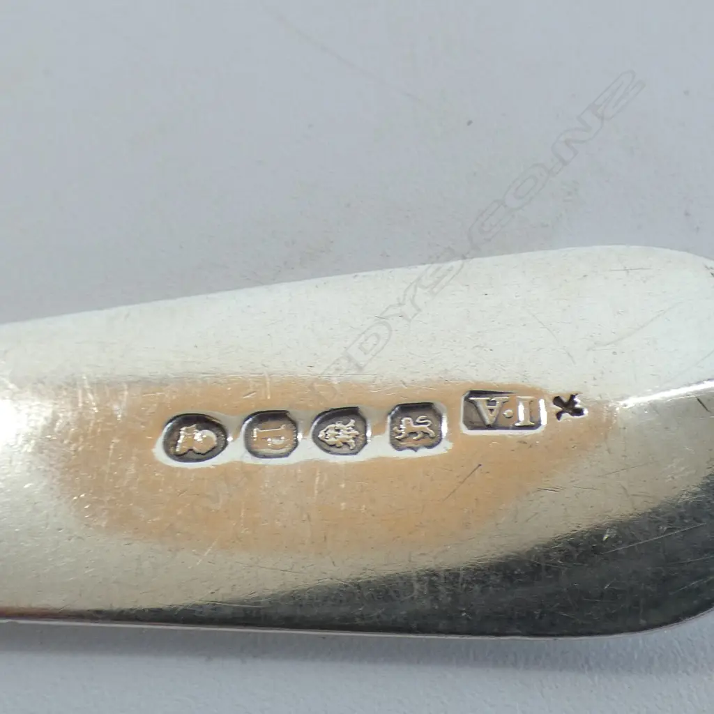 2 STG SILVER PIE SPOONS, JOSEPH ASH I, LONDON 1810, 135gms Image 1++
