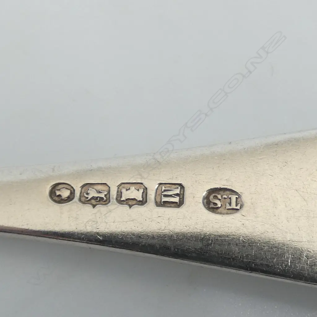 VICTORIAN S/SILVER SPOON & FORK EXETER 1868  MAKER THOMAS HART STONE 91.2 Image 1++
