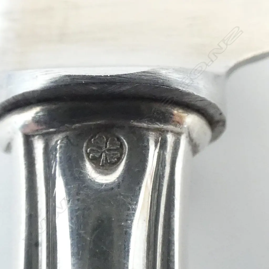 AUSTRIAN 800 SILVER HANDLED SET OF 6 TABLE KNIVES  330 GMS TOTAL WIEGHT Image 1++