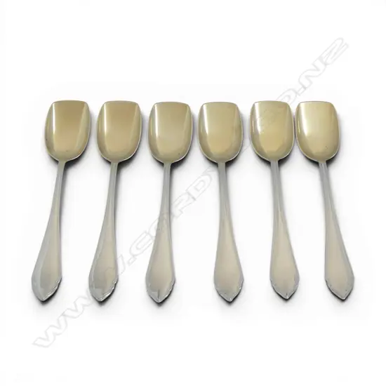 AUSTRIAN 800 SILVER SHOVEL SPOONS GILT BOWLS  ALEXANDER STURM MAKER 153.6GMS