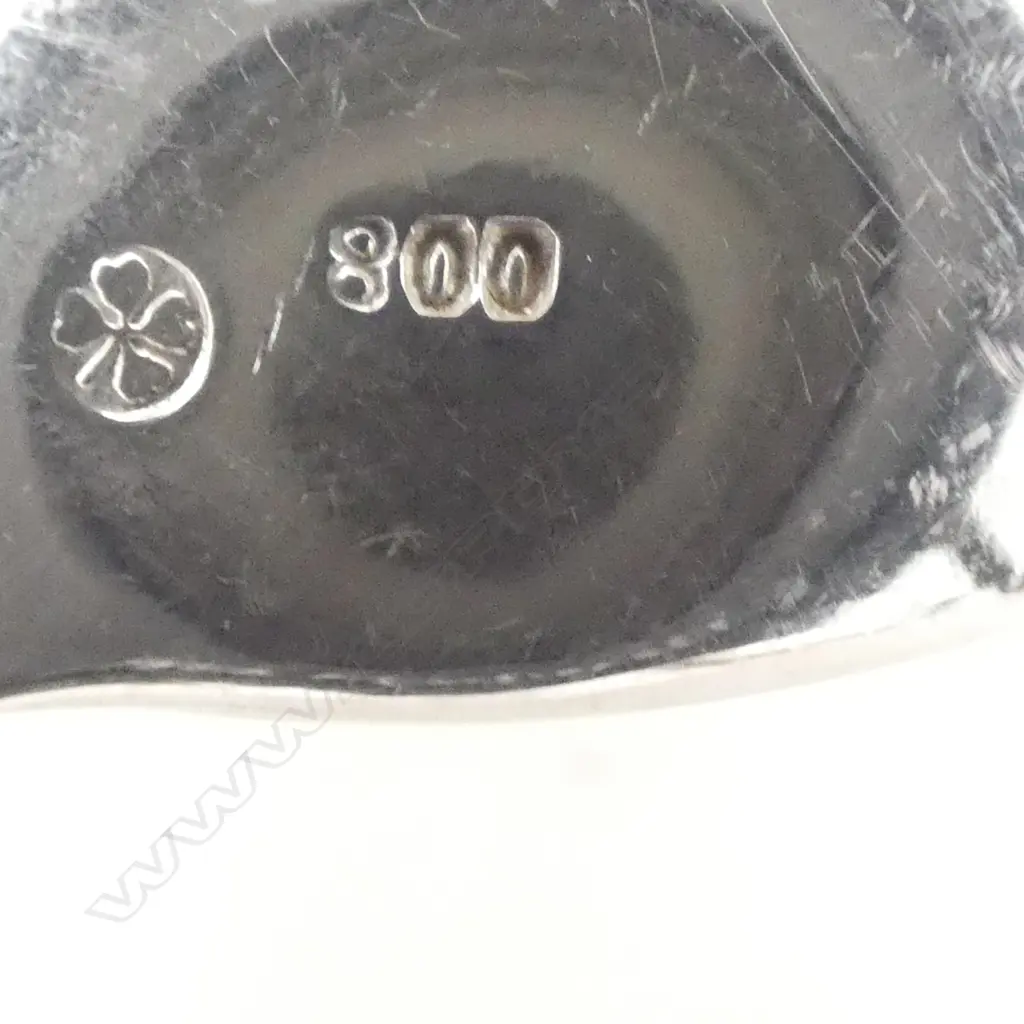 AUSTRIAN 800 SILVER PR SERVING SPOONS ALEXANDER STURM MAKER 129.2GMS Image 1++