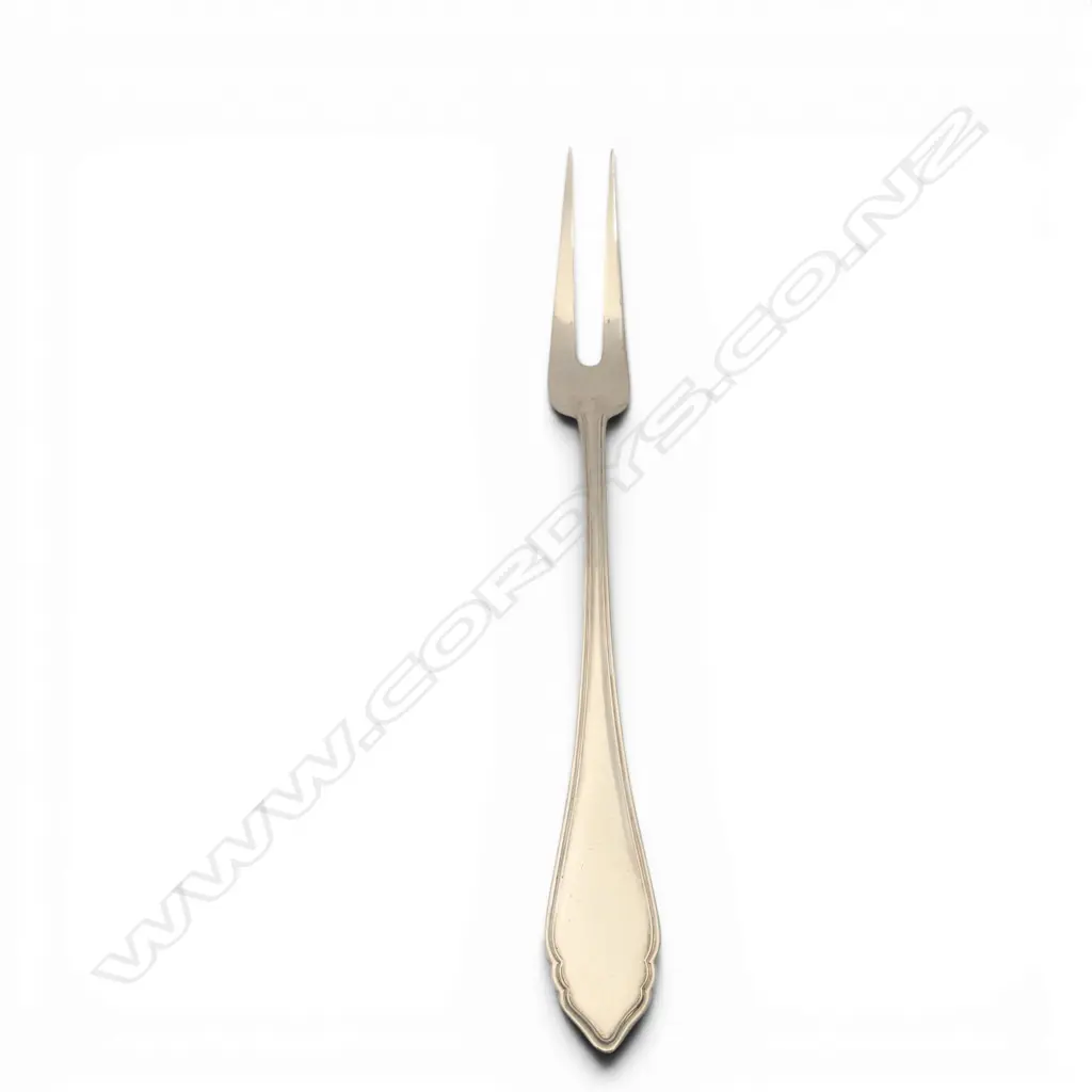 AUSTRIAN 800 SILVER LARGE SERVING FORK  ALEXANDER STURM MAKER 86.2GMS Image 1++