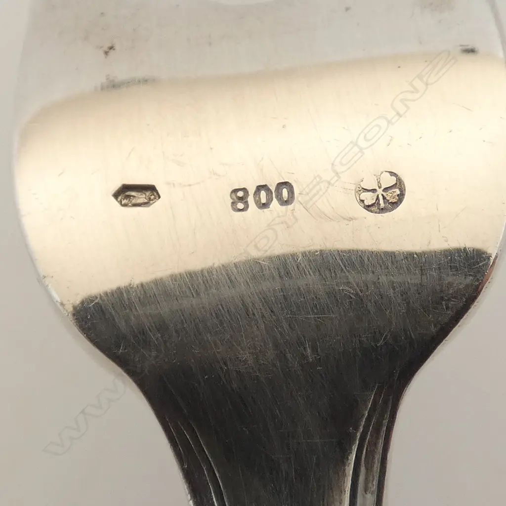 AUSTRIAN 800 SILVER LARGE SERVING FORK  ALEXANDER STURM MAKER 86.2GMS Image 1++