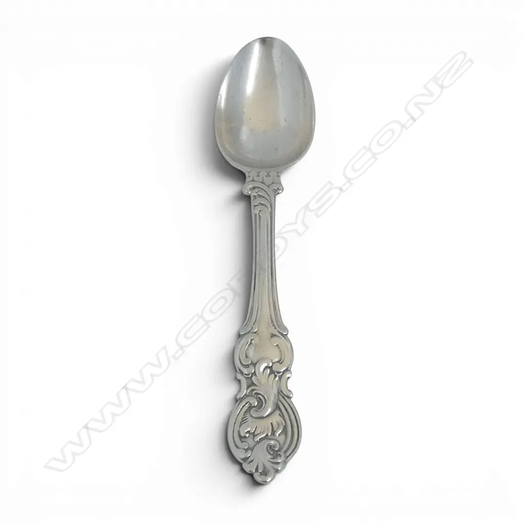 VICTORIAN S/SILVER SPOON ORNATE DESIGN SHEFFIELD 1848 A HATFIELD MAKER 38.4GMS Image 1++