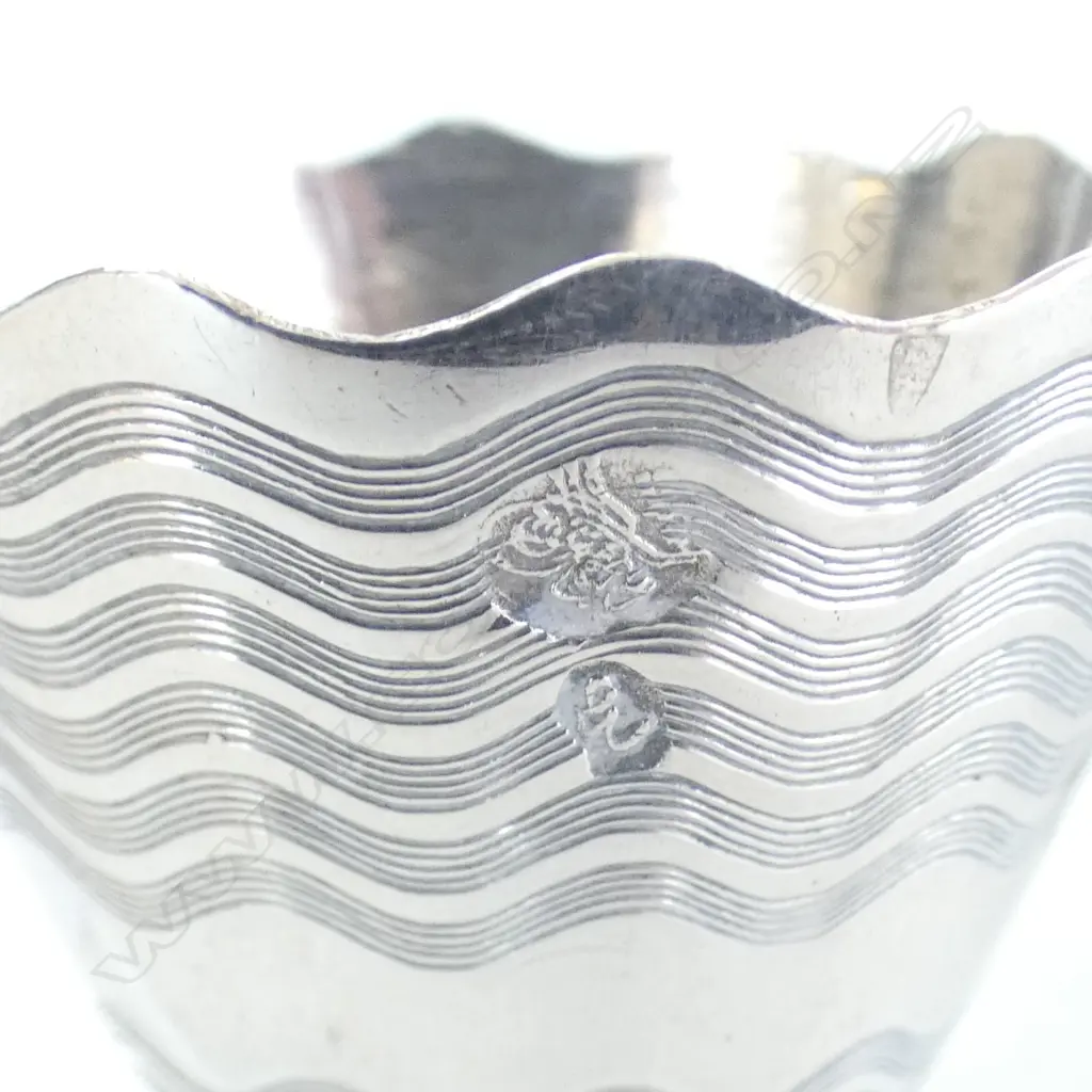 5 OTTOMAN EMPIRE 900 SILVER ZARF CUPS 179.4 GMS Image 1++