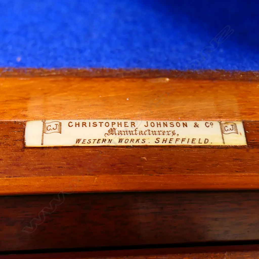 LG CHRISTOPHER JOHNSON & CO SHEFFIELD PARTIAL CUTLERY CANTEEN, W.475mm Image 1++