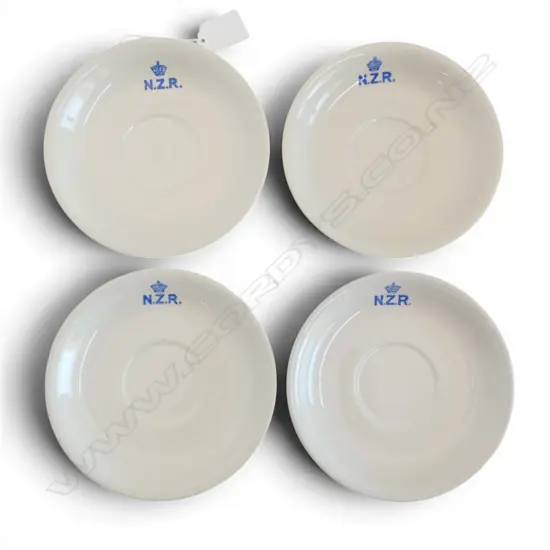 4 NZR SAUCERS 155mm dia