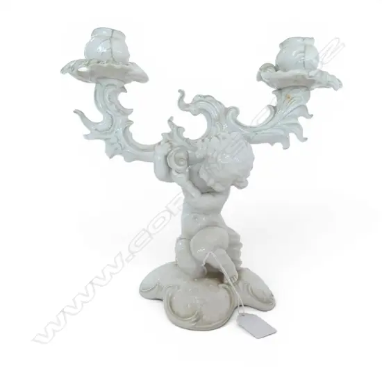 HUTSCHENREUTHER CHERUB CANDLABRA H280MM