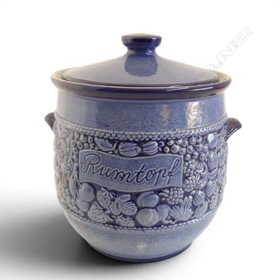 GERMAN LIDDED CONTAINER 'RUMTOPF' H.245mm