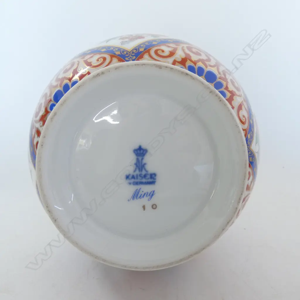 GERMAN KAISER PORCLAIN VASE MING PAT H285MM Image 1++