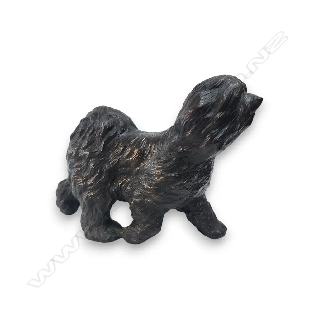 DOG, POT FEET SHIH TZU, FIGURINE resin 170mm h x 220mm l Image 1++