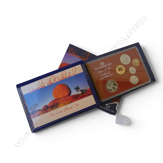SET OF PROOF COINS YEAR OF THE OUTBACK2002