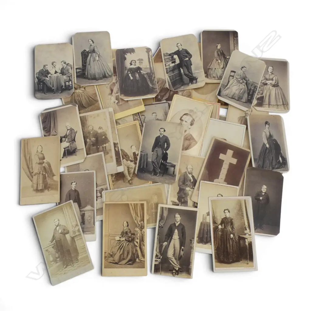 A GROUP OF CARTE DE VISITE PHOTOGRAPHS - NZ AND INTERNATIONAL PHOTOGRAPHERS, INCL QUEEN VICTORIA IMAGE Image 1++