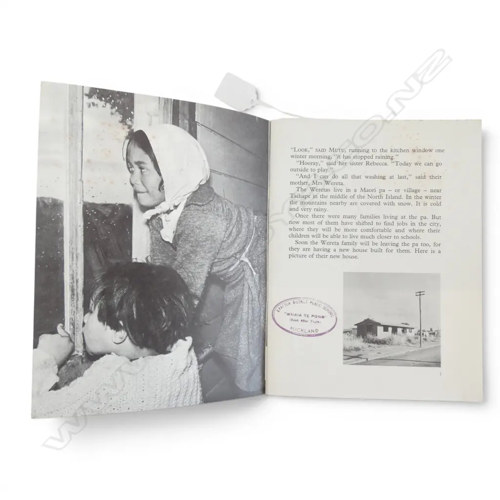 ANS WESTRA, WASHDAY AT THE PA, ORIGINAL SCHOOL READING BOOK, PUB. 1964 (ABRASIONS TO COVER) Image 1++