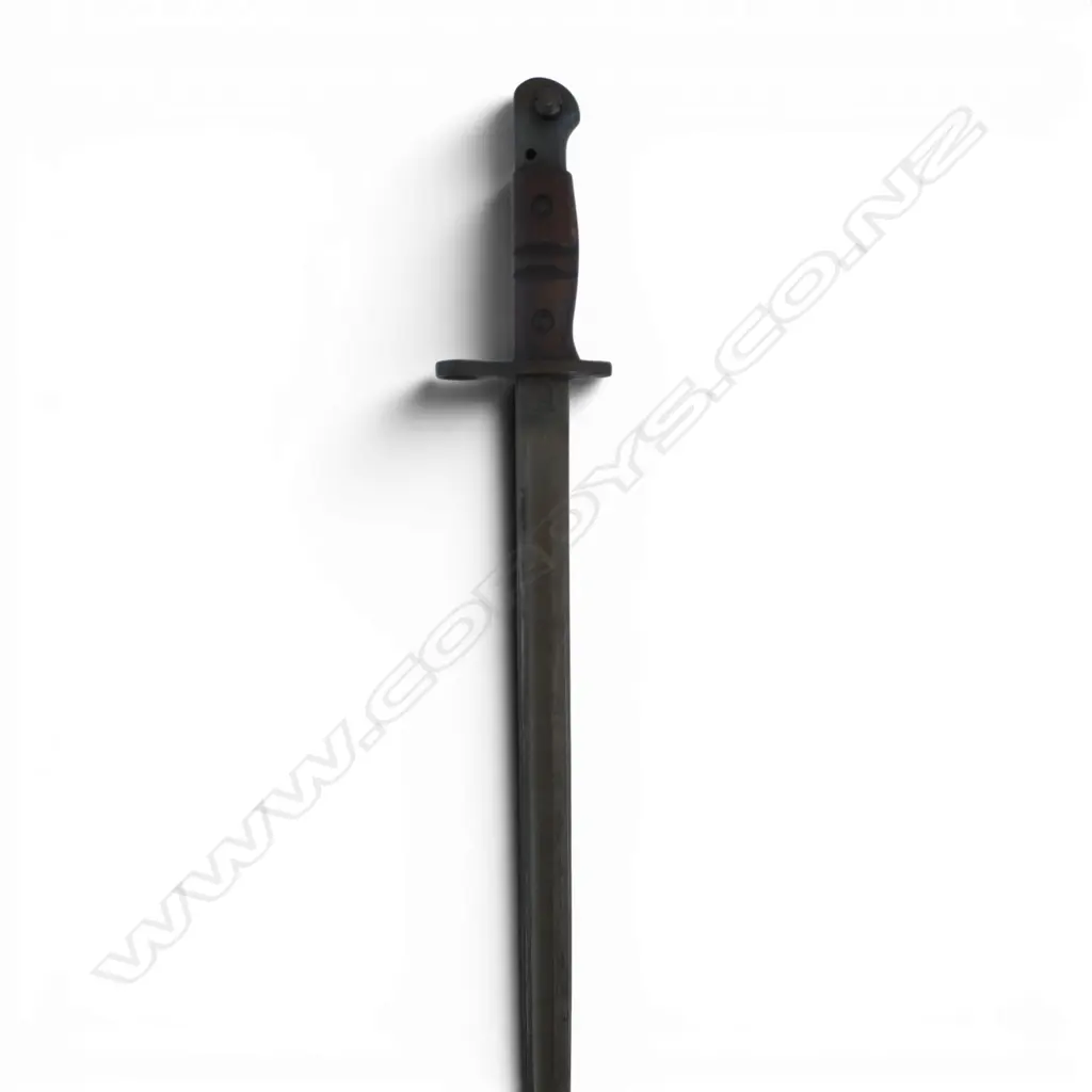 WWI BAYONET STAMPED 1917 / U.S. + LEATHER SCABBARD L.580mm Image 1++