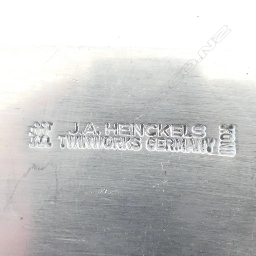 J A HENCKELS LARGE BONE SPLITTER CHEFS KNIFE 1980S GERMANY L420MM Image 1++