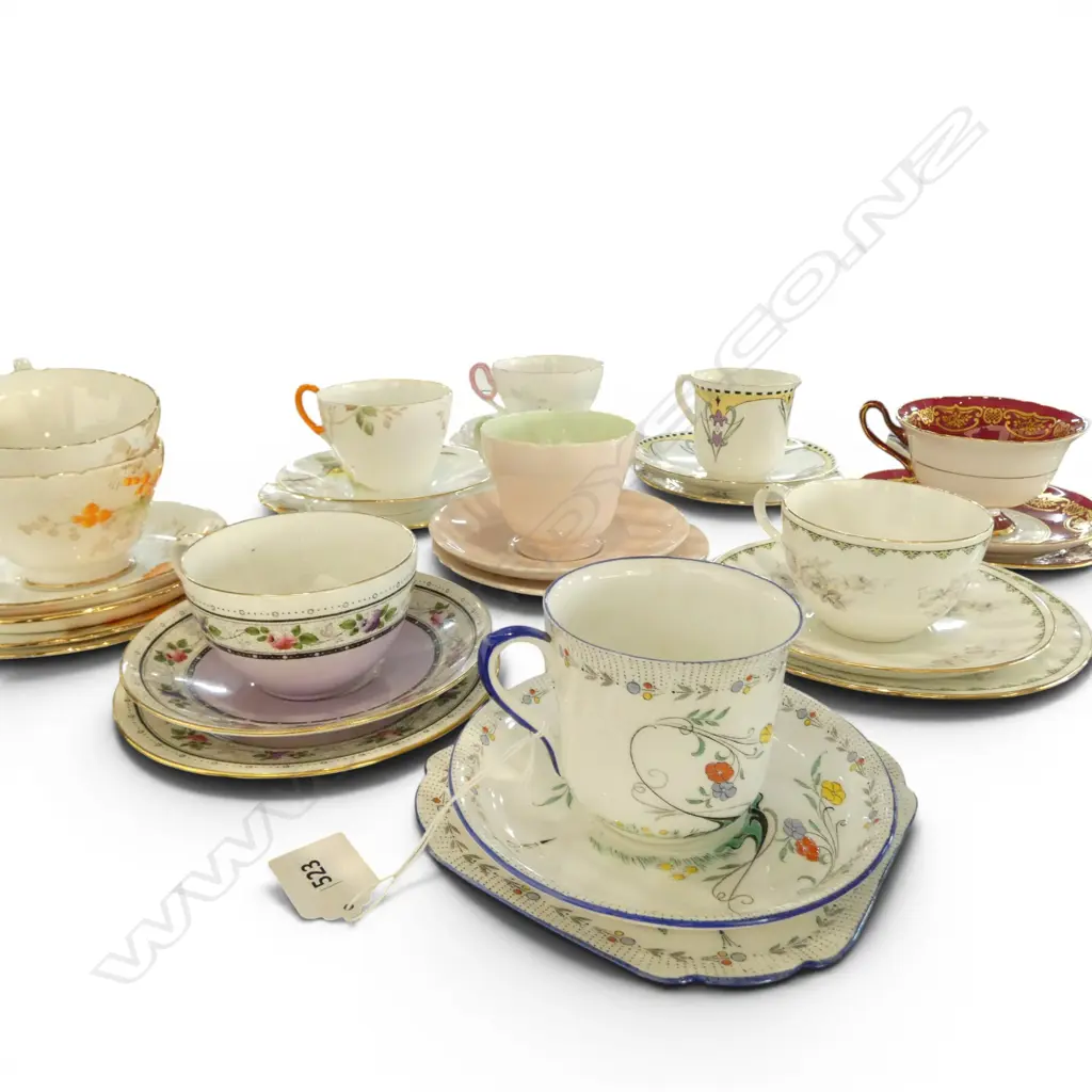 10 SHELLEY CHINA CSPS MIXED PATS Image 1++