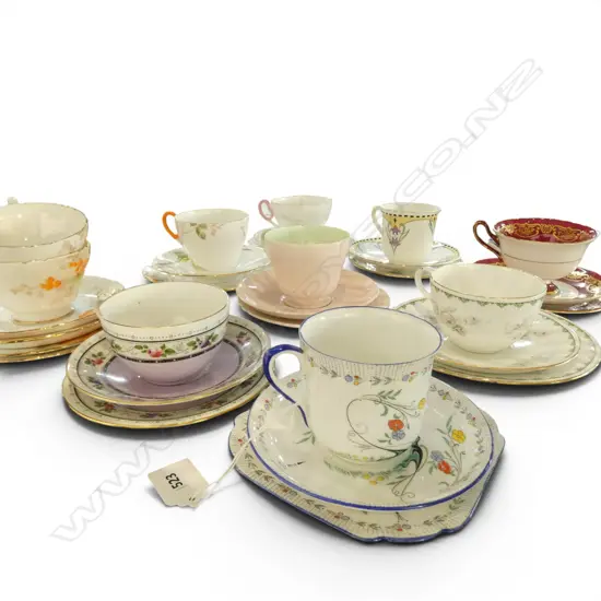 10 SHELLEY CHINA CSPS MIXED PATS