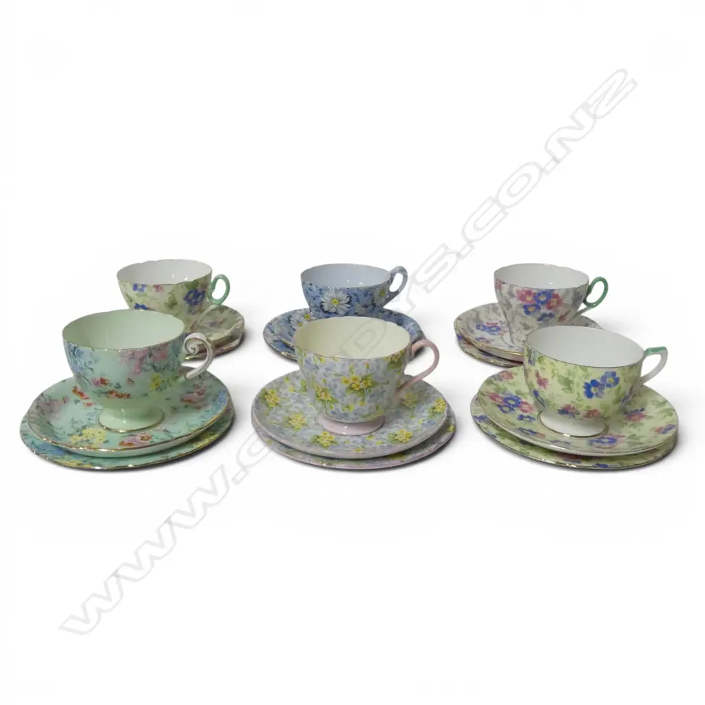 6 SHELLEY CHINA CSPS MIXED AOF PATS Image 1++
