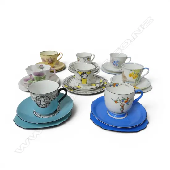 8 SHELLEY CHINA CSPS MIXED PATS