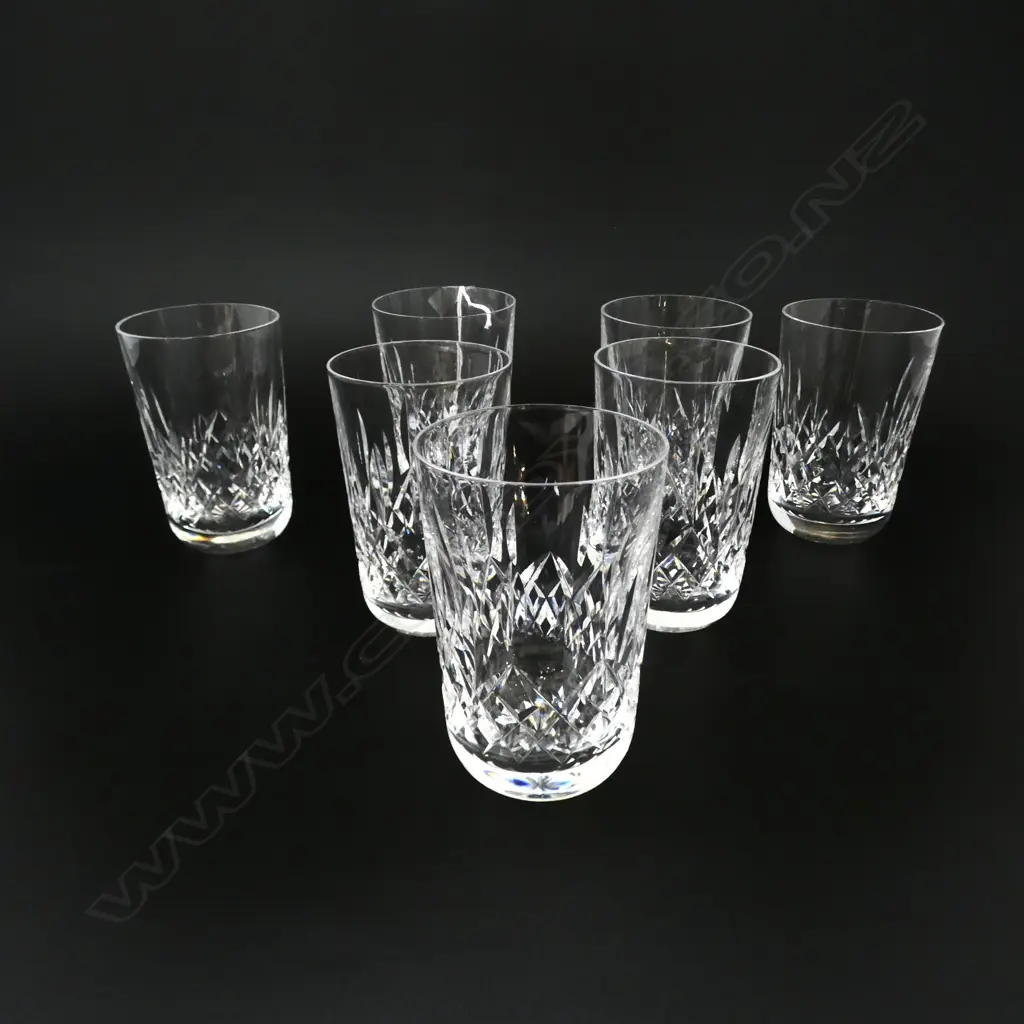 7 WATERFORD CRYSTAL TUMBLERS H.115mm Image 1++