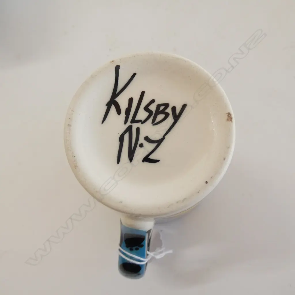 4 KEVIN KILSBY POTTERY MUGS  H110MM Image 1++