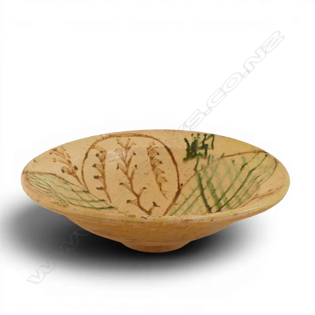 GLAZED RUSTIC TERRACOTTA BOWL, Dia.290mm Image 1++