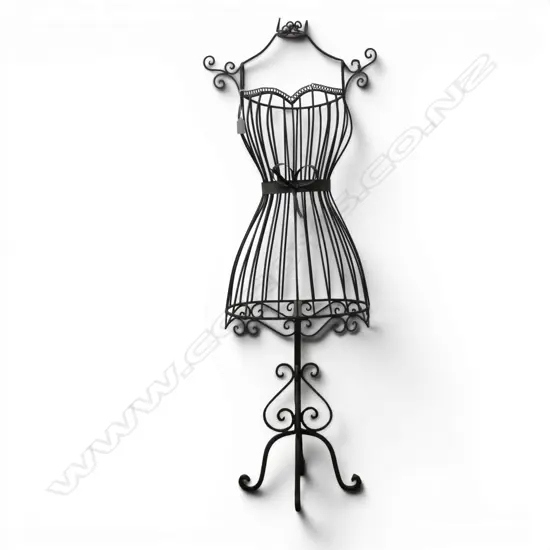 VINTAGE METAL DECORATIVE MANNEQUIN, H.1170mm