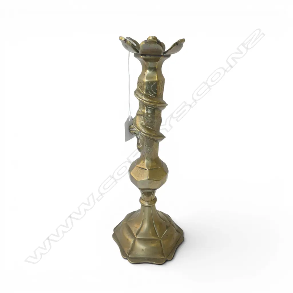 BRASS DRAGON CANDLE HOLDER H320MM +/- Image 1++