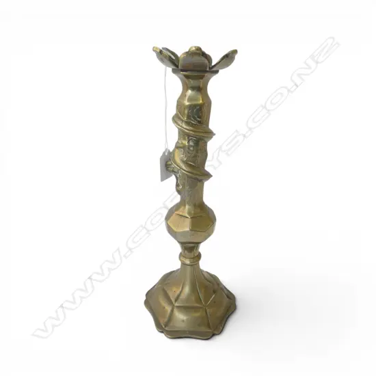 BRASS DRAGON CANDLE HOLDER H320MM +/-