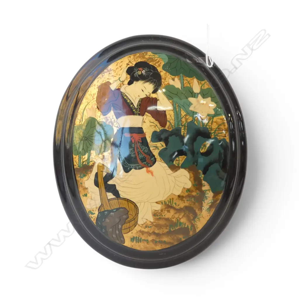 JAPANESE LACQUER ARTWORK 250x210mm Image 1++