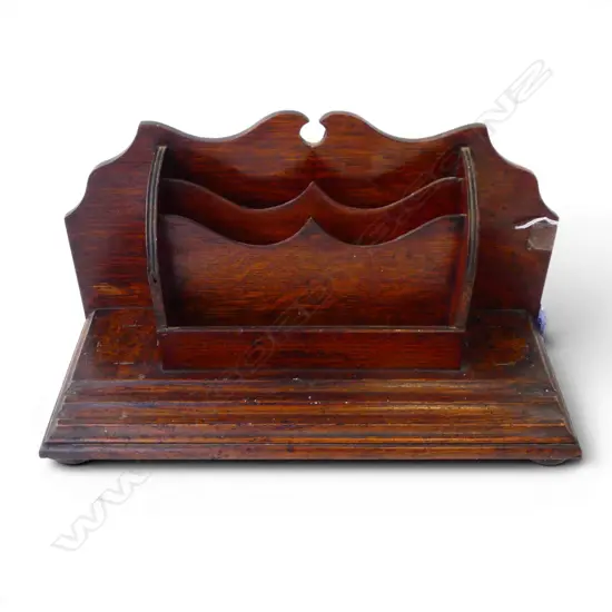 OAK LETTER RACK W.385mm