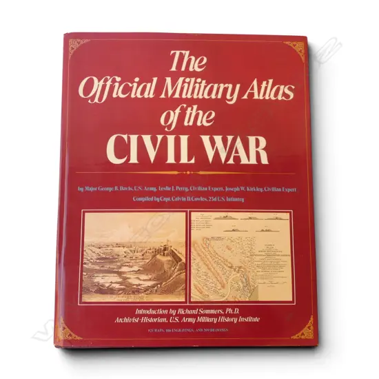 ATLAS ‘THE OFFICIAL MILITARY ATLAS OF THE CIVIL WAR’ 821 MAPS, ETC, L.420MM W.340MM