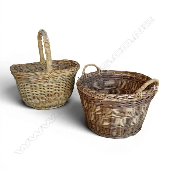 2 CANE BASKETS W.500mm