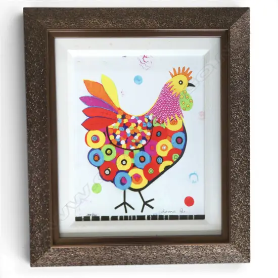 DONNA SHARAM, CHICKEN PRINT 263/450 365x290mm