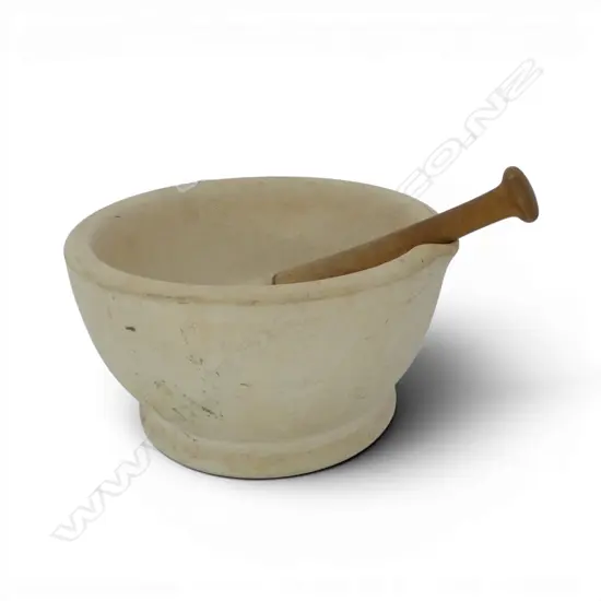 WEDGWOOD CHINA PESTLE & MORTOR DIA210MM